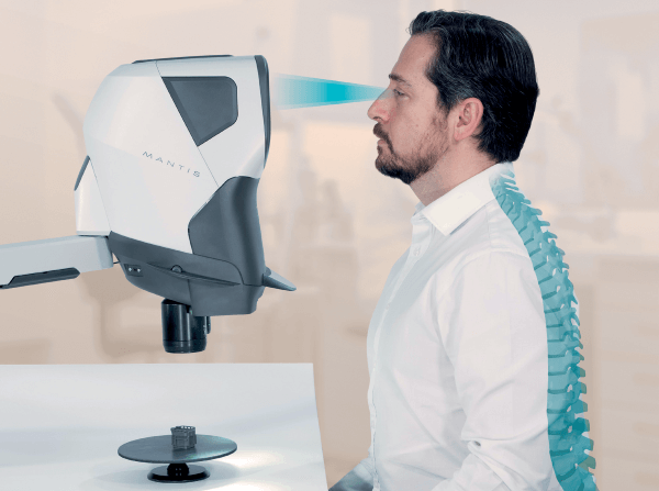 Utilisation ergonomique de la Mantis pour une posture droite et confortable